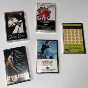 5 VINTAGE CASSETTE TAPES